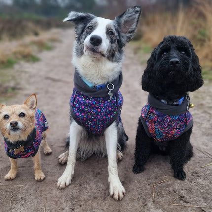 Bubbalicious McTog - Waterproof Microfleece Dog Sweater - Back Poppers