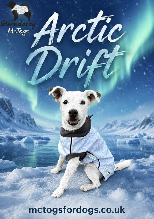 Arctic Drift McTog - Microfleece Waterproof Dog Jacket - Step In Poppers