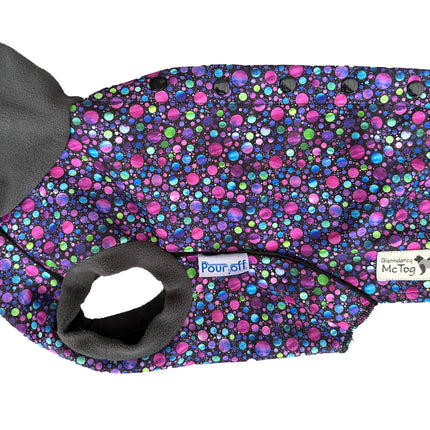 Bubbalicious McTog - Waterproof Microfleece Dog Sweater - Back Poppers