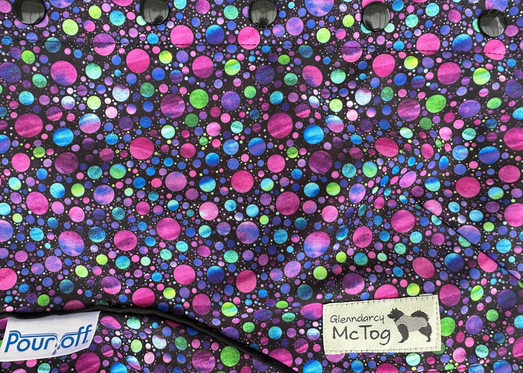 Bubbalicious McTog - Waterproof Microfleece Dog Sweater - Back Poppers