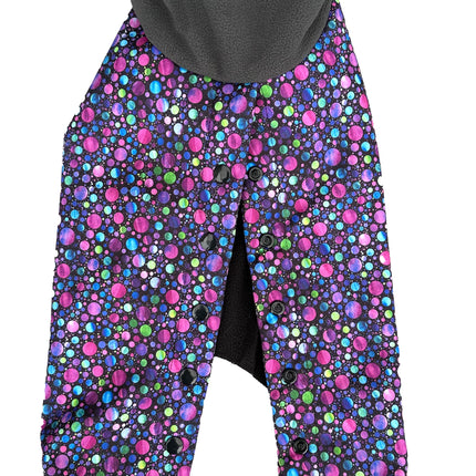 Bubbalicious McTog - Waterproof Microfleece Dog Sweater - Back Poppers