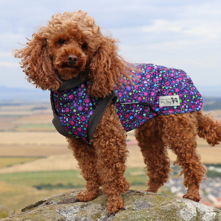 Bubbalicious McTog - Waterproof Microfleece Dog Sweater - Back Poppers