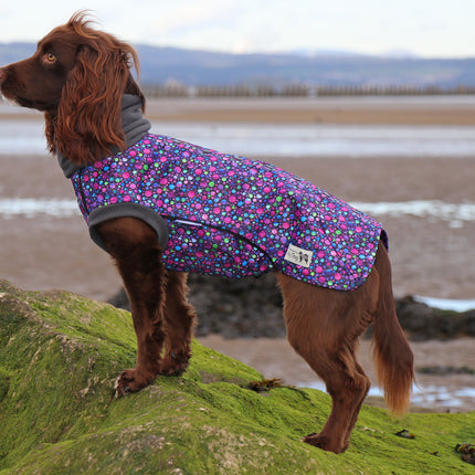 Bubbalicious McTog - Waterproof Microfleece Dog Sweater - Back Poppers
