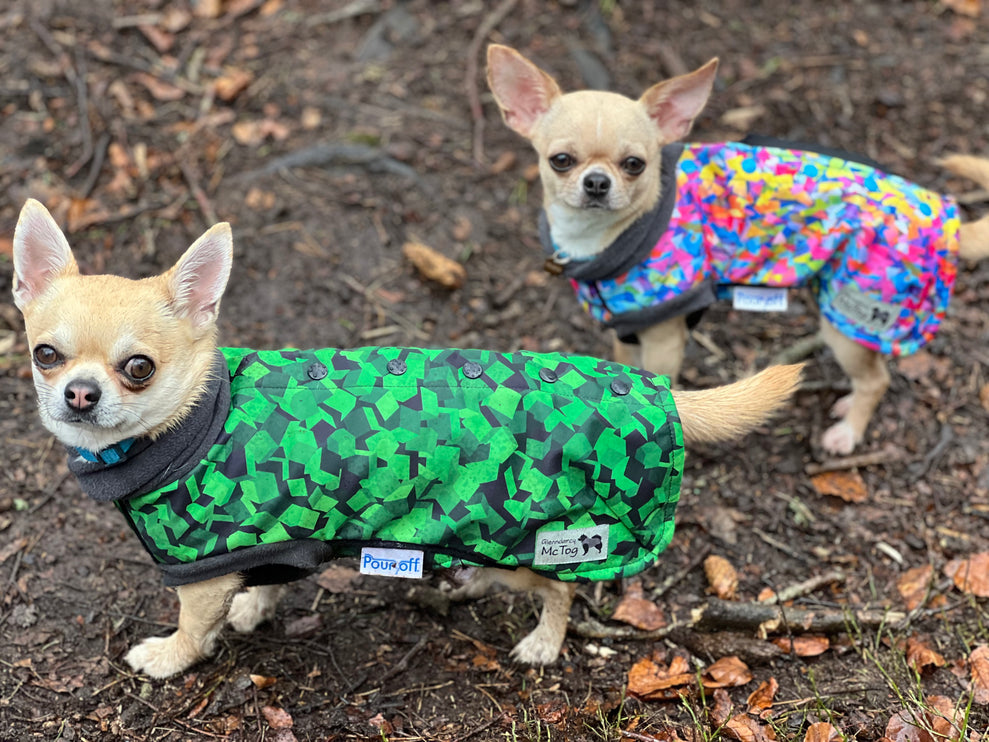 Empire McTog - Microfleece Waterproof Dog Jumper - Back Poppers