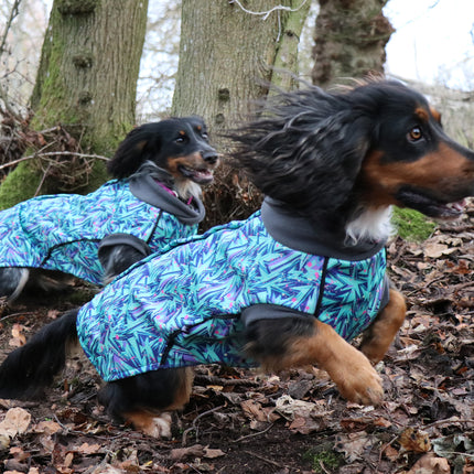 Splash McTog - Microfleece Waterproof Dog Coat - Step In Poppers