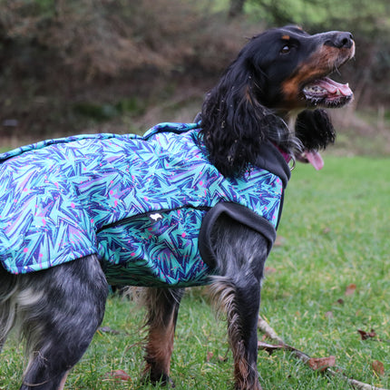 Splash McTog - Microfleece Waterproof Dog Coat - Step In Poppers