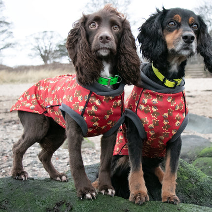 Monkey Business McTog - Microfleece Waterproof Dog Jacket - Step In Poppers