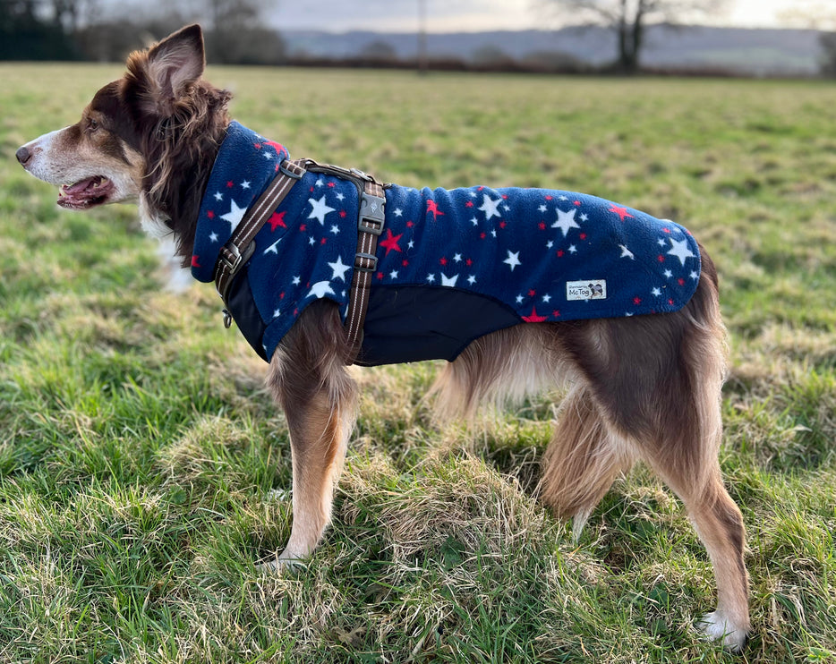 Sparkle McTog - Polar Fleece - Waterproof Panel Dog Jumper