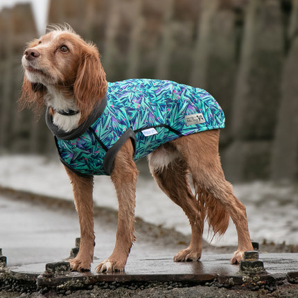 Splash McTog - Microfleece Waterproof Dog Coat - Step In Poppers
