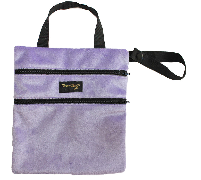 Purple Minkie Plush Waterproof MucBag