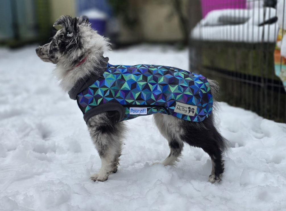Infinity McTog - Microfleece Waterproof Dog Jumper - Step In Poppers