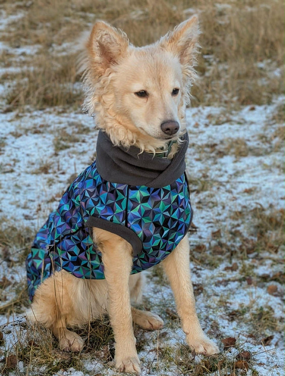 Infinity McTog - Microfleece Waterproof Dog Jumper - Step In Poppers