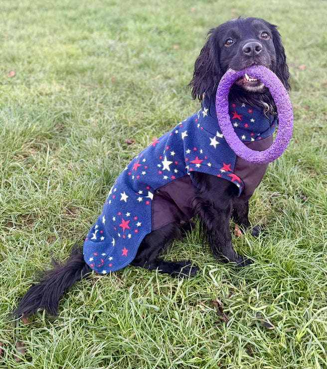 Sparkle McTog - Polar Fleece - Waterproof Panel Dog Jumper