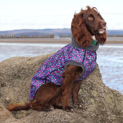 Bubbalicious McTog - Waterproof Microfleece Dog Sweater - Back Poppers