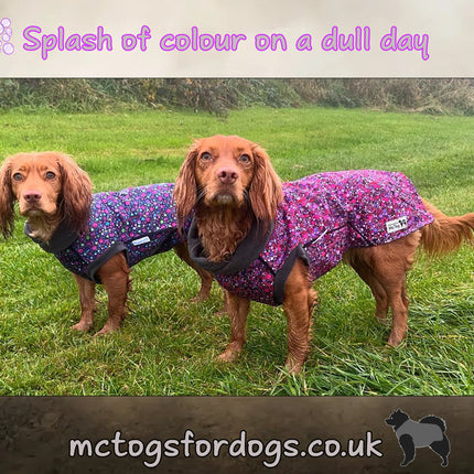 Bubbalicious McTog - Waterproof Microfleece Dog Sweater - Back Poppers