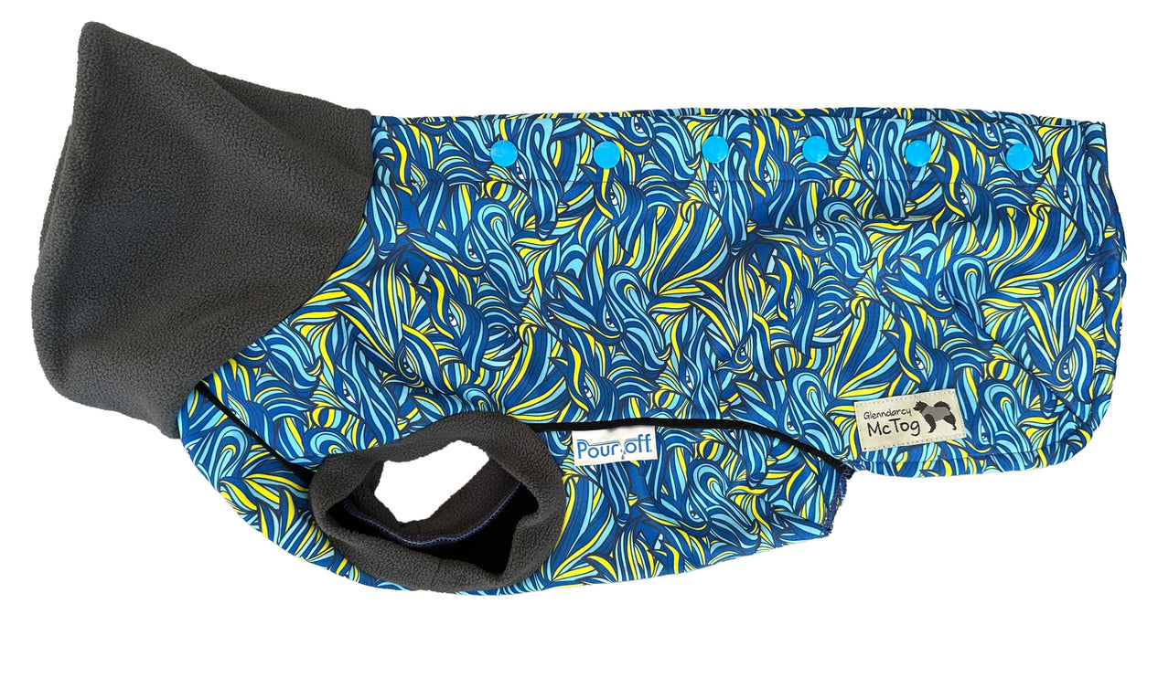 Call of the Wild McTog - Microfleece Waterproof Dog Jumper - Back Poppers