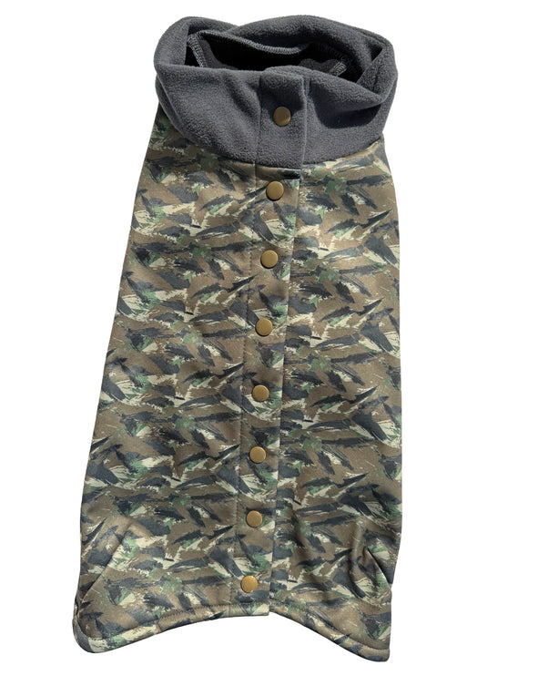 Earth Echo McTog - Microfleece Waterproof Dog Jumper - Step In Poppers