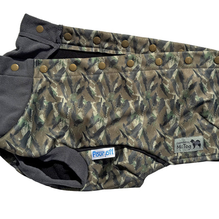 Earth Echo McTog - Waterproof Microfleece Dog Jumper - Step In Poppers