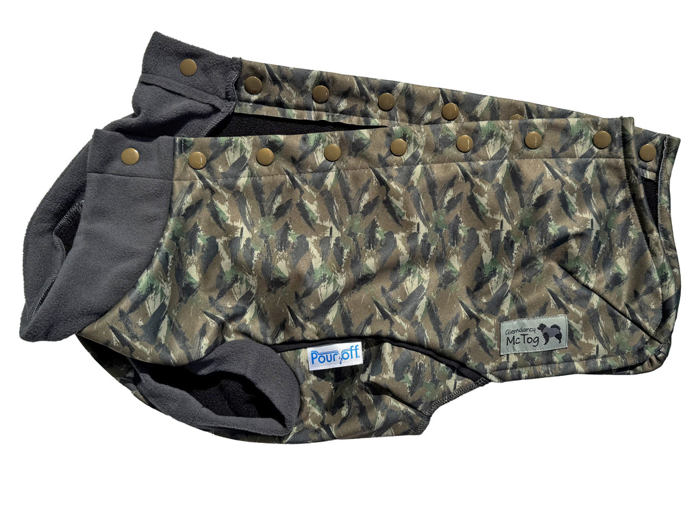Earth Echo McTog - Waterproof Microfleece Dog Jumper - Step In Poppers
