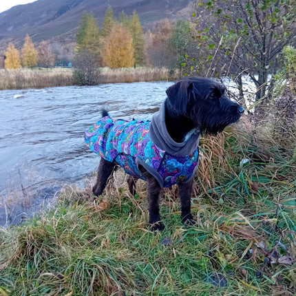 Dreamer McTog - Waterproof Microfleece Dog Coat - Back Poppers
