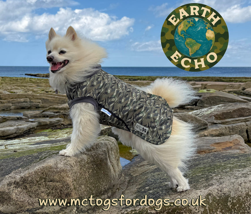 Earth Echo McTog - Microfleece Waterproof Dog Jumper - Step In Poppers