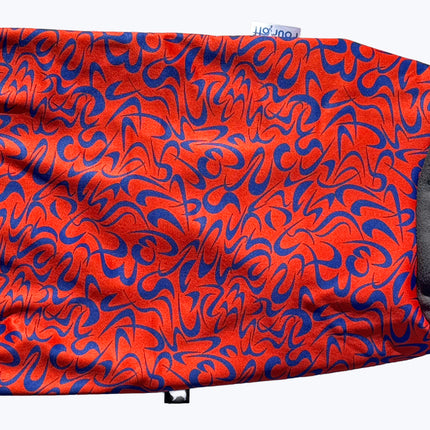 Ember Swirl McTog - Pullover Microfleece Waterproof Dog Jumper - Size 2 Deep to 4