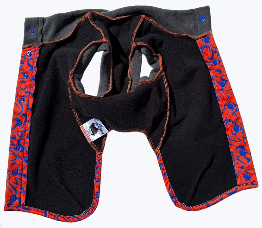 Ember Swirl McTog - Microfleece Waterproof Dog Jacket - Step In Poppers
