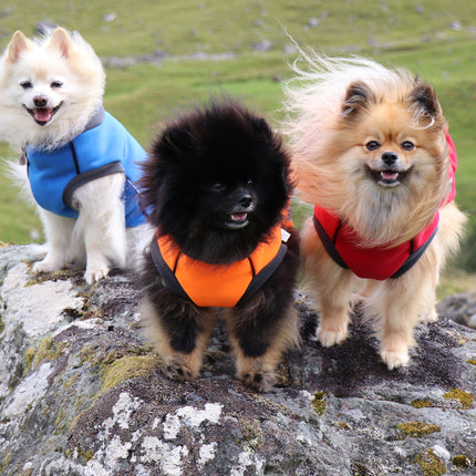 Jaffa McTog - Double Layer Microfleece Waterproof Dog Jacket - Step In Poppers