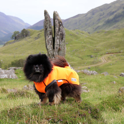 Jaffa McTog - Double Layer Microfleece Waterproof Dog Jacket - Step In Poppers