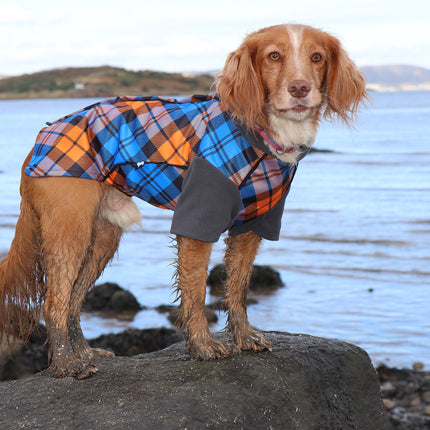 The Highlander McTog Dog Jumper - With Sleeves - Step In Poppers