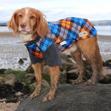 The Highlander McTog Dog Jumper - With Sleeves - Step In Poppers
