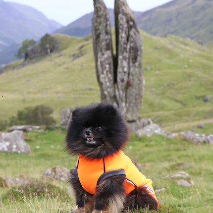 Jaffa McTog - Double Layer Microfleece Waterproof Dog Jacket - Step In Poppers