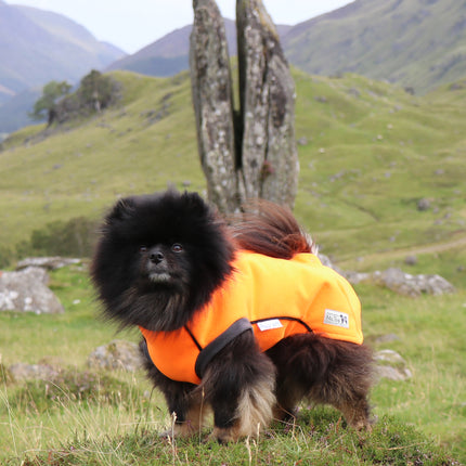 Jaffa McTog - Double Layer Microfleece Waterproof Dog Jacket - Step In Poppers