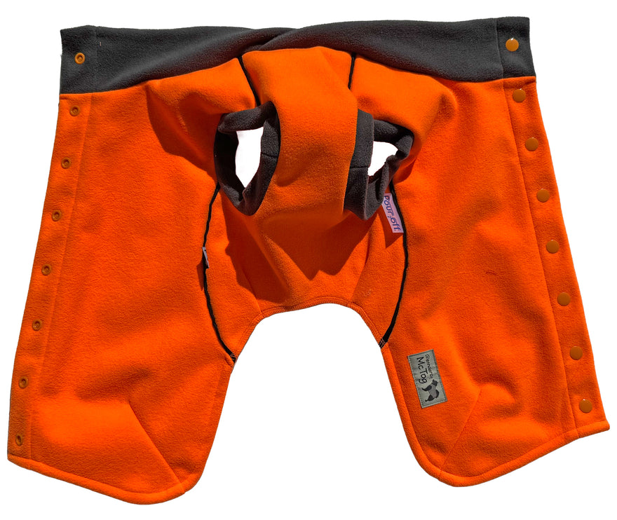 Jaffa McTog - Double Layer Microfleece Waterproof Dog Jacket - Step In Poppers