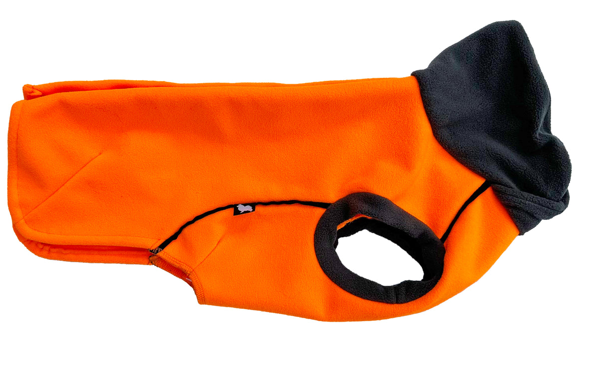 Jaffa McTog - Double Layer Microfleece Waterproof Dog Coat - Back Poppers