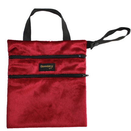 Claret Minkie Plush Waterproof MucBag -