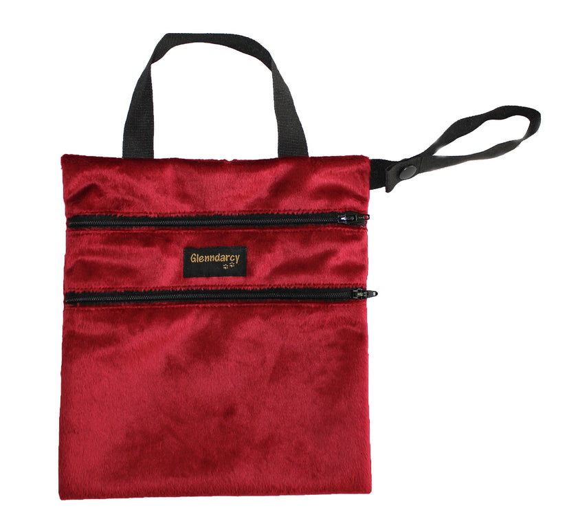Claret Minkie Plush Waterproof MucBag