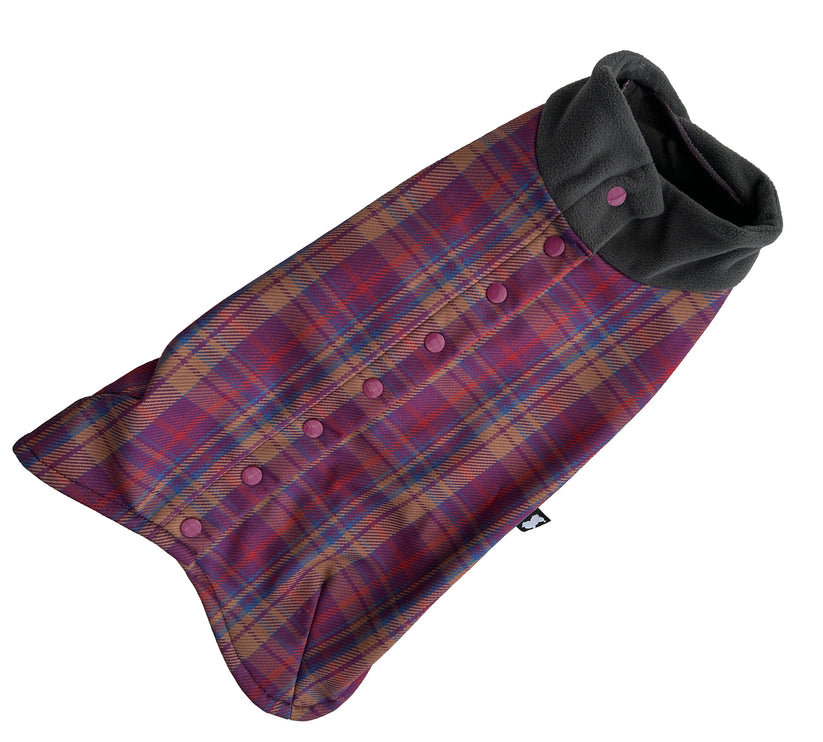 Nevis McTog - Microfleece Waterproof Dog Coat - Step In Poppers