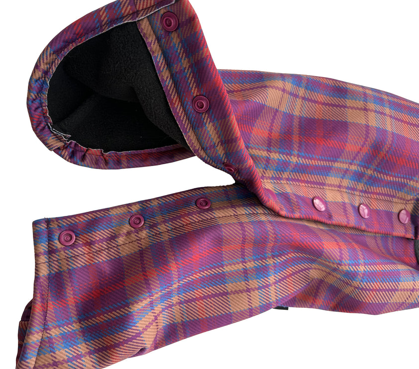 Nevis McTog - Microfleece Waterproof Dog Coat - Step In Poppers