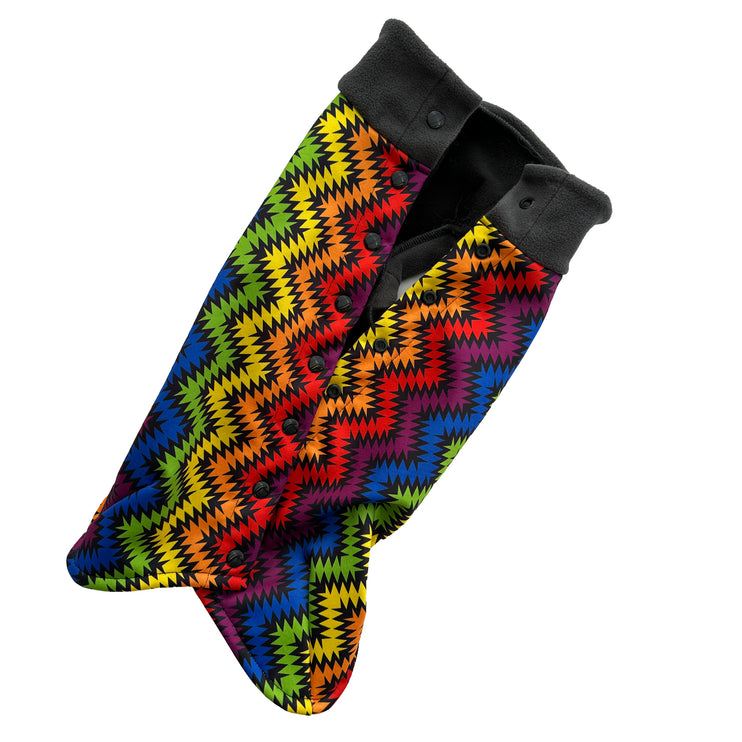 Rave McTog - Microfleece Waterproof Dog Coat - Step In Poppers