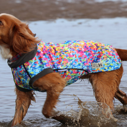 Razzle Dazzle Waterproof Microfleece McTog Dog Jumper - Full Poppers Step In