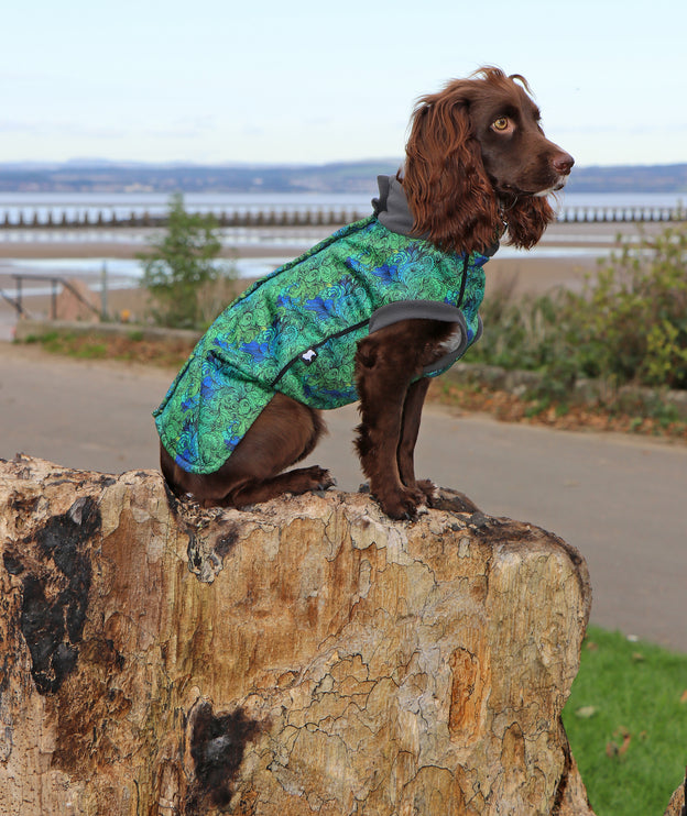 Spellbound Waterproof Microfleece McTog Dog Jumper - Full Poppers Step In