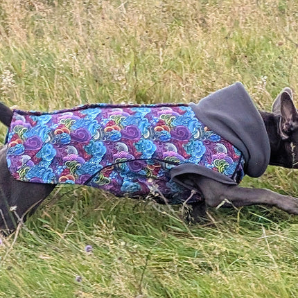 Dreamer McTog - Microfleece Waterproof Dog Coat - Back Poppers
