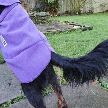 The Purple One! Waterproof Microfleece McTog Dog Jumper - Over / Under Style