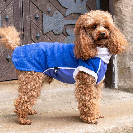 Blue & White Polar Fleece McTog dog Jumper - National Colours Collection