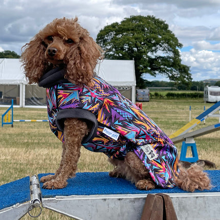 Funky Waterproof Microfleece McTog Dog Jumper - Poppers - Only Sizes 0, 2, 3 Deep, Size 4