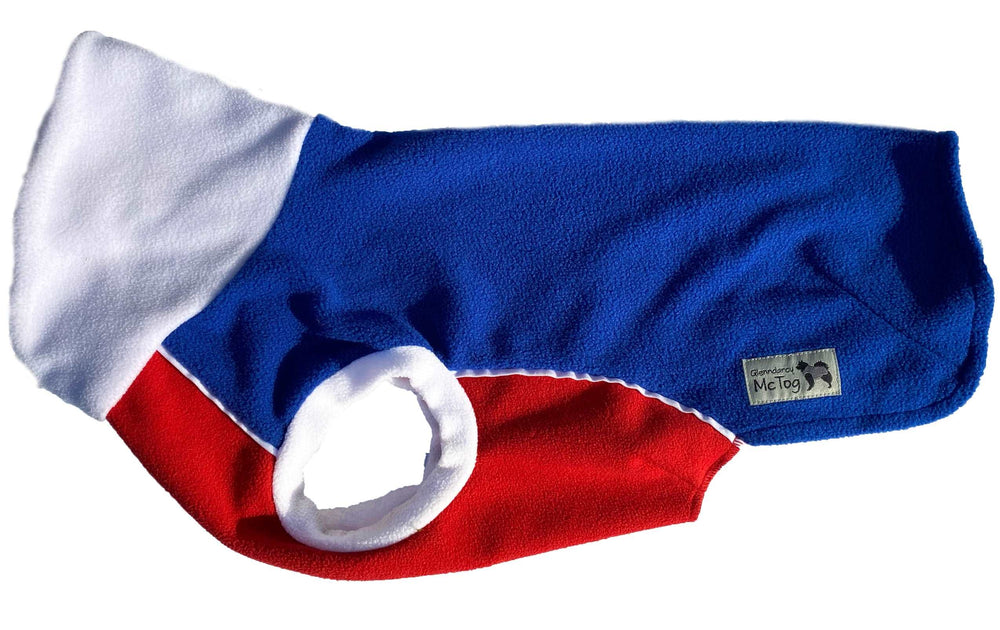 Red, White and Blue Polar Fleece McTog jumper - National Colours Collection