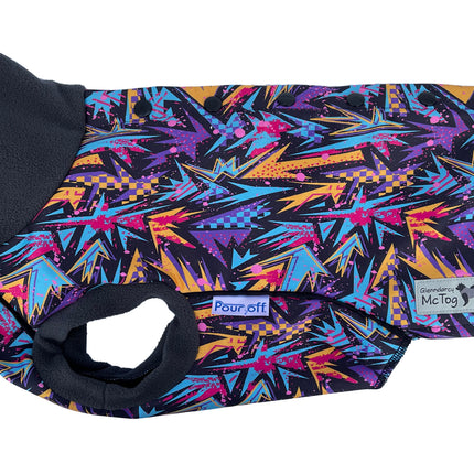 Funky Waterproof Microfleece McTog Dog Jumper - Poppers - Only Sizes 0, 2, 3 Deep, Size 4