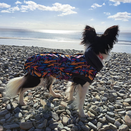 Funky Waterproof Microfleece McTog Dog Jumper - Poppers - Only Sizes 0, 2, 3 Deep, Size 4