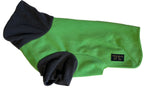 Lime Waterproof Microfleece McTog Dog Jumper - With Sleeves - SALE - Size 0, 4 & 5 only